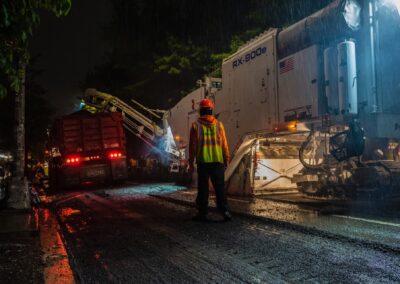 Queen Street water pipe construction work – Vibration monitoring